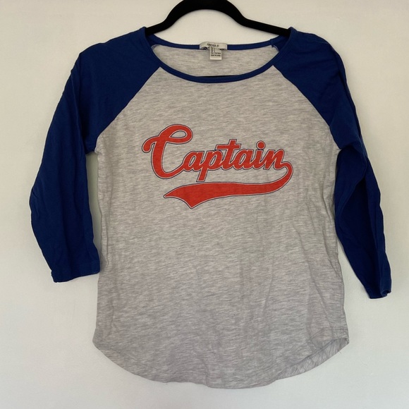 Forever21 “Captain” baseball tee - Picture 2 of 4